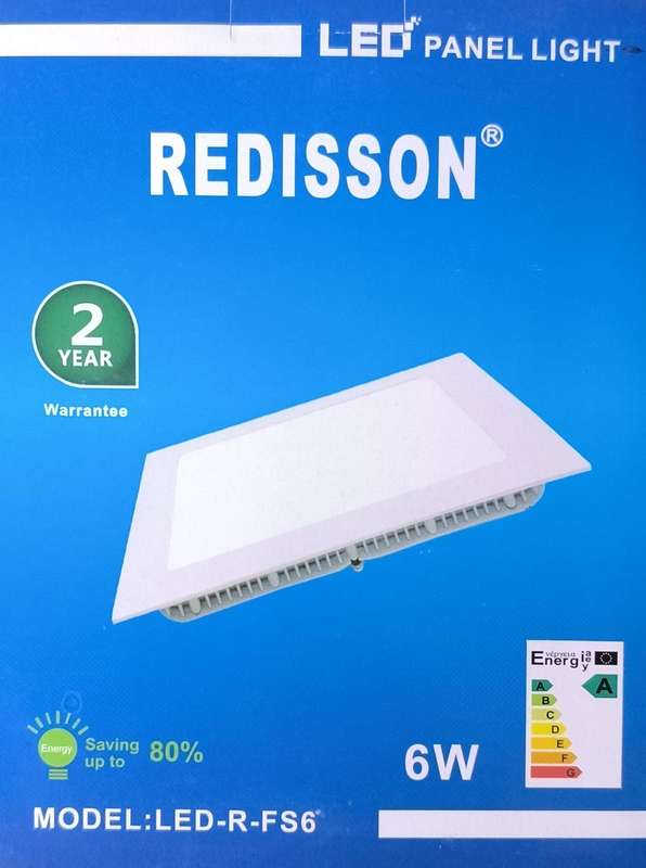 REDISSON LED-R-FS6 6W Square LED Light Panel