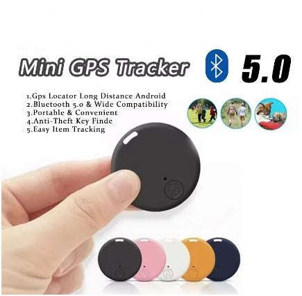 Mini GPS Tracker Bluetooth 5.0 for IOS and Android Smart Devices
