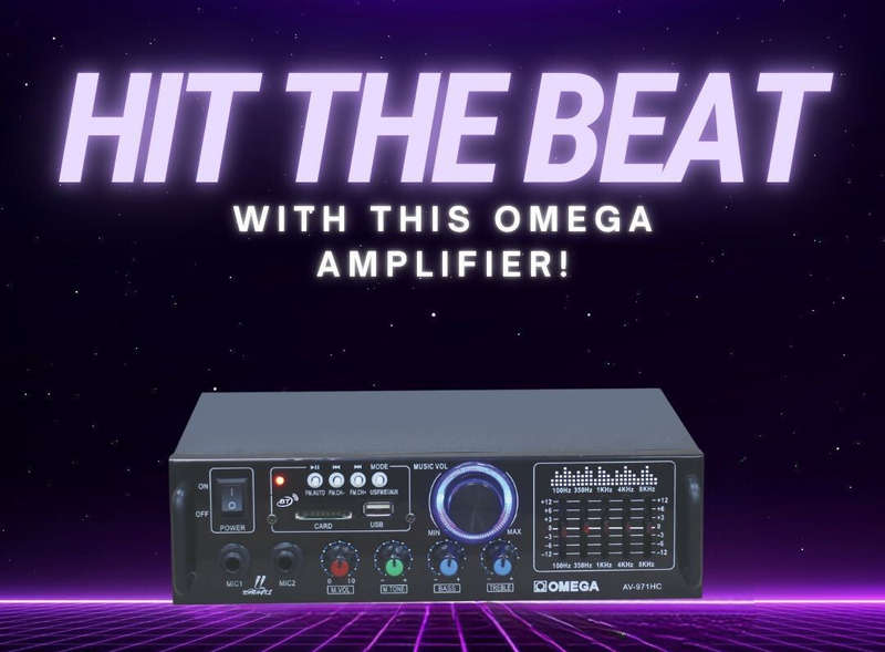 Omega Mini Professional Bluetooth USB SD Card Portable Amplifier