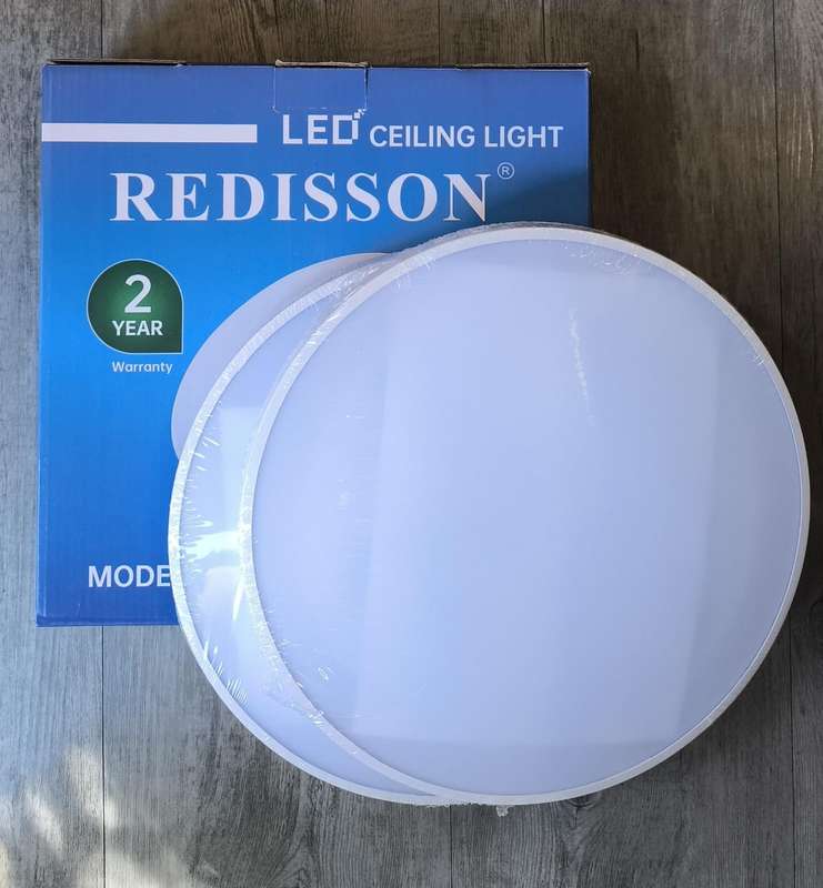 REDISSON 2Pack 24watt 240vAC 6500K (Cool White) 2000Lumens Round LED Light Panel