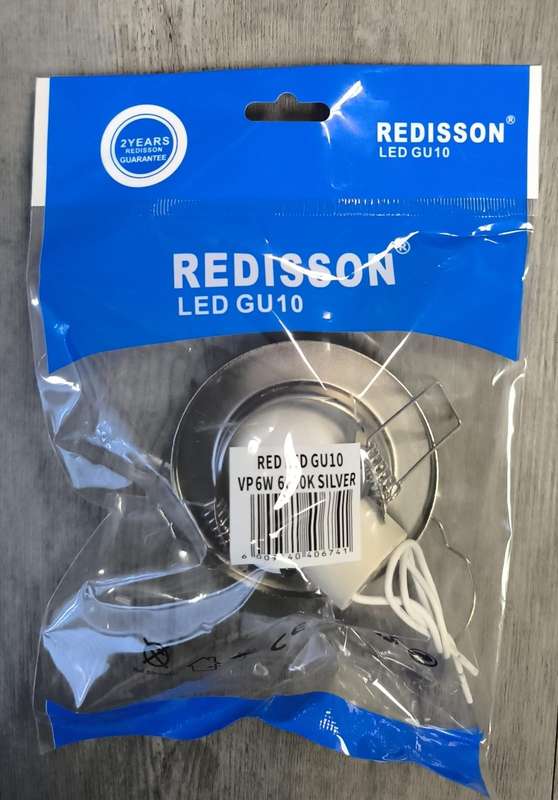 REDISSON GU10 6Watt 240vAC 3000k (Warm White) Complete LED Downlight - Versatile Lighting Solution