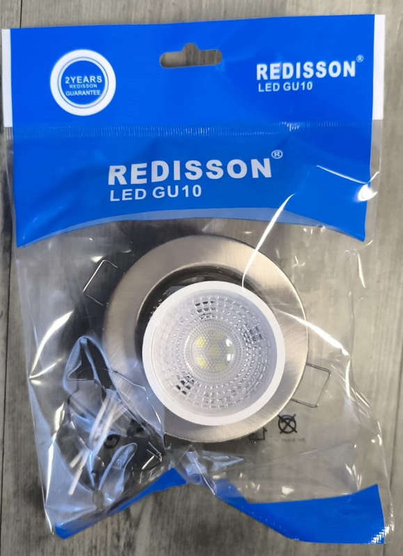 REDISSON GU10 6Watt 240vAC 3000k (Warm White) Complete LED Downlight - Versatile Lighting Solution