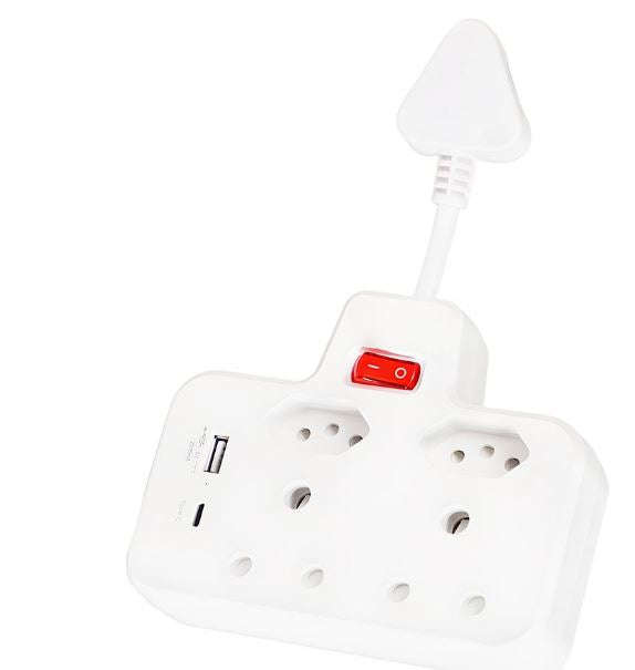 REDISSON RN-04 USB 4 Way Multiplug with USB+Type-C