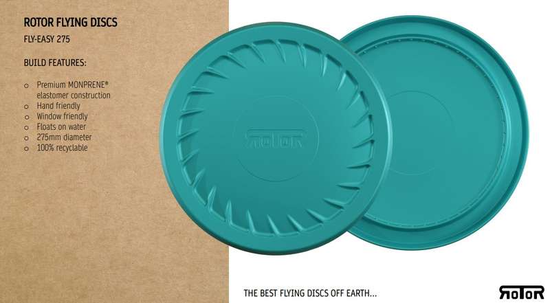 ROTOR  Flying Disc (Frisbee) - Fun Outdoor Activity for Everyone
