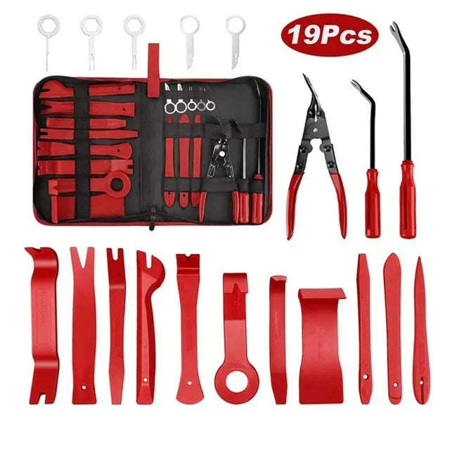 Car Stereo and Dashboard Trim Removal Toolkit in Nylon Bag