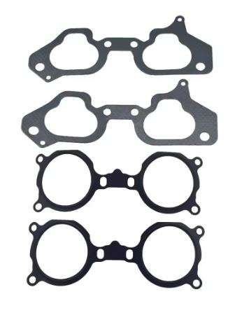 4Pc Upper & Lower TGV to Intake Manifold Gaskets Set for Subaru