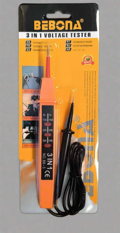 3 in 1 AC DC Voltage Test Pen Polarity Current Tester Detector