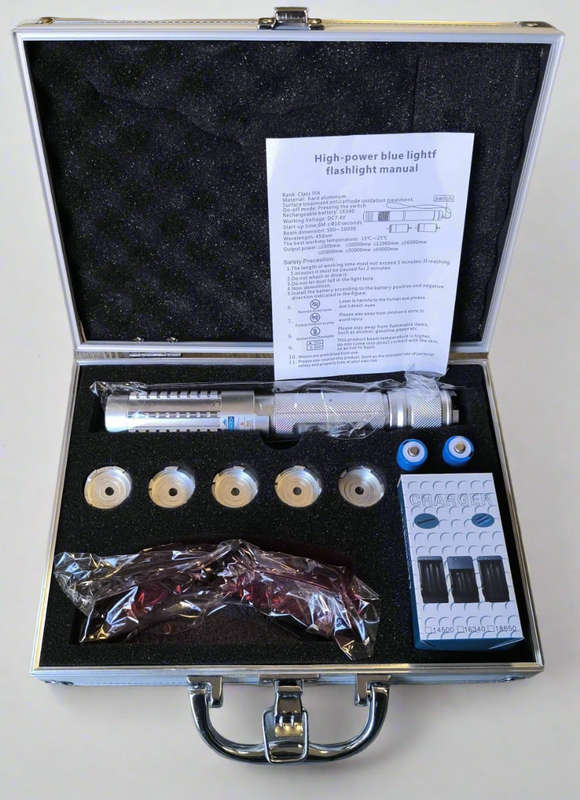 Powerful 1000mw 450nm Blue Laser Pointer for Presentations and Outdoor Activities