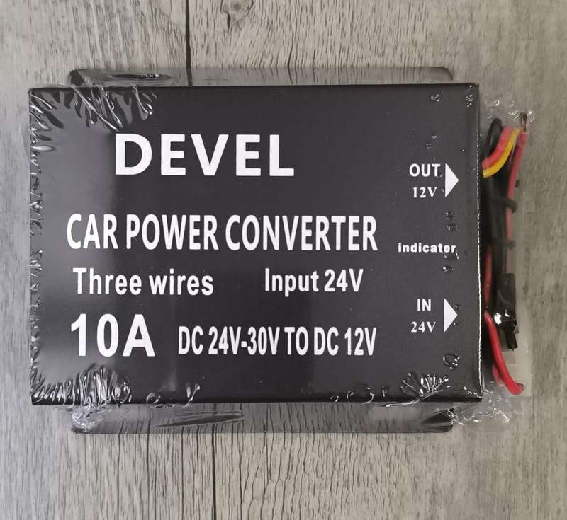 Devel 24v to 12v 10Amp DC to DC Power Converter