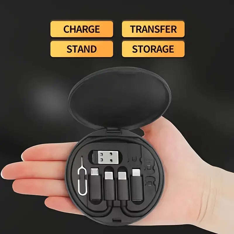 60Watt 5-in-1 Mini Fast Charging USB Cable Set