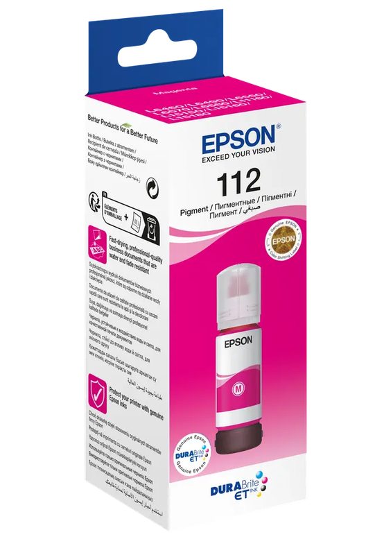 Epson 112 EcoTank Pigment Series Ink Bottle