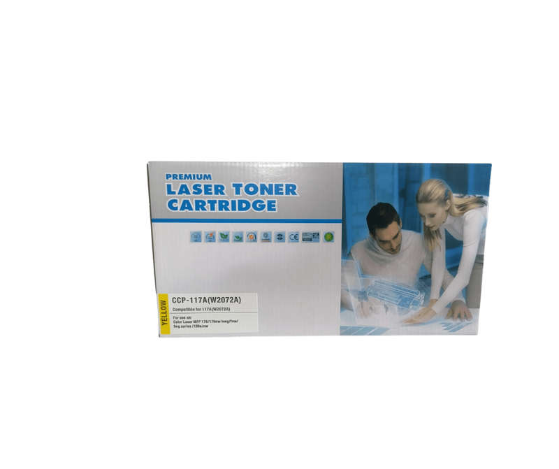 HP 117A Yellow Toner (W2072A) - Compatible