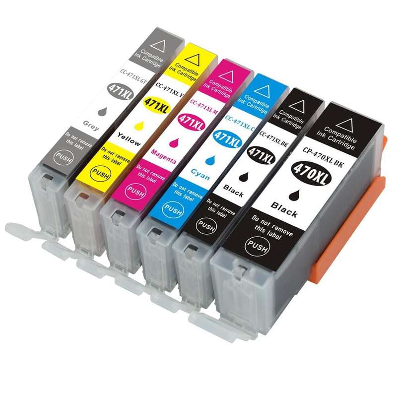Canon CLI-471XL Grey Ink Cartridge - Compatible