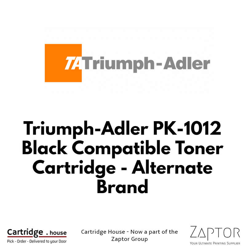 Triumph-Adler PK-1012 Black Toner Cartridge - Compatible