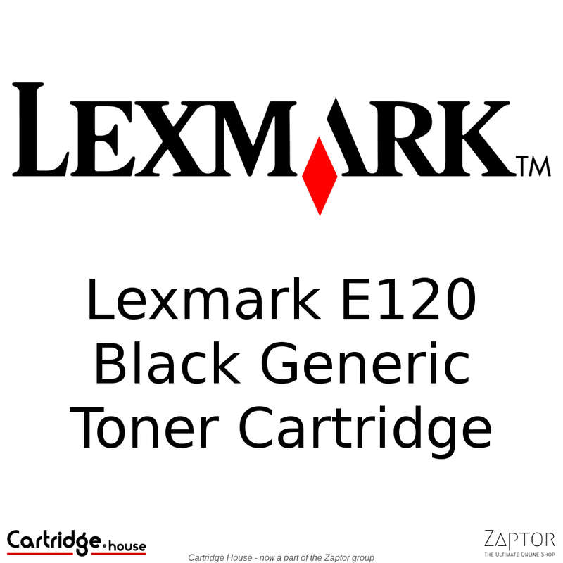 Lexmark E120, E120N Black Toner Cartridge - Compatible