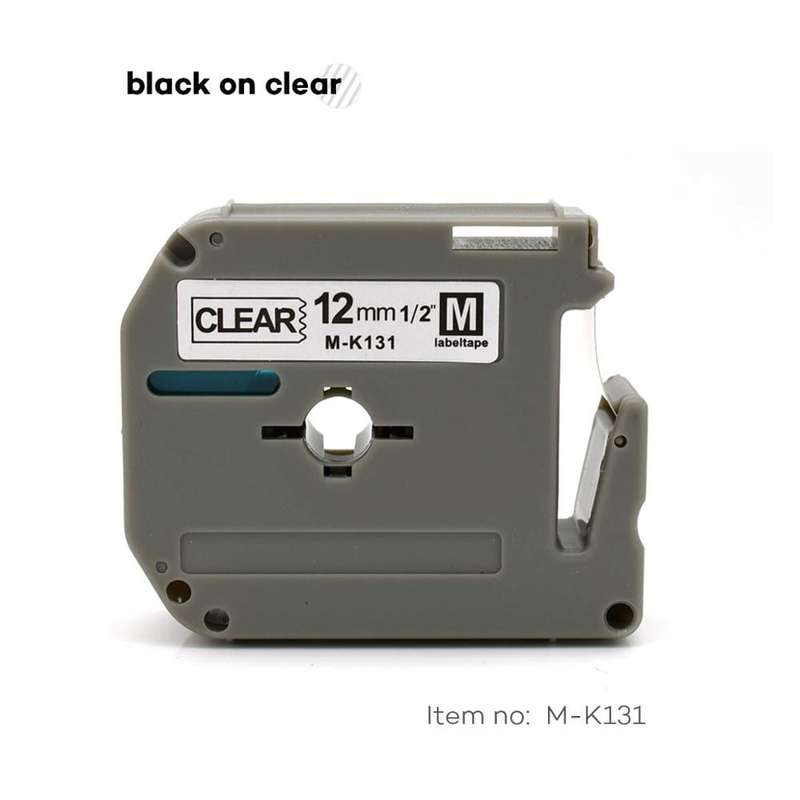 Brother Compatible M-K Label Tape  12mm x 8m