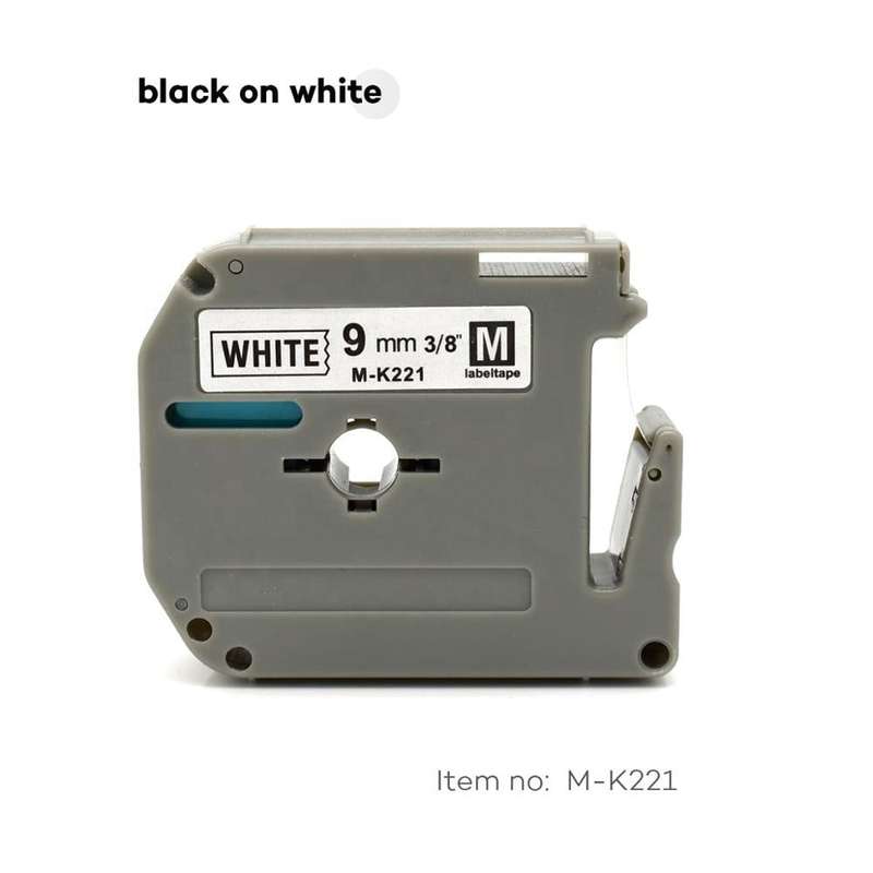 Brother Compatible M-K Label Tape  9mm x 8m