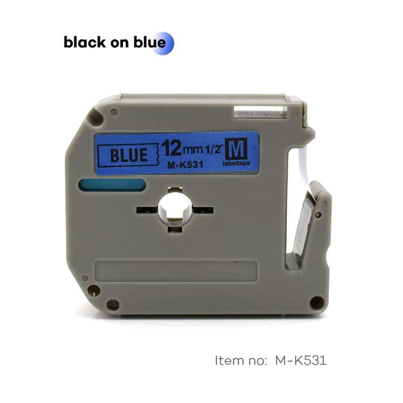 Brother Compatible M-K Label Tape  12mm x 8m