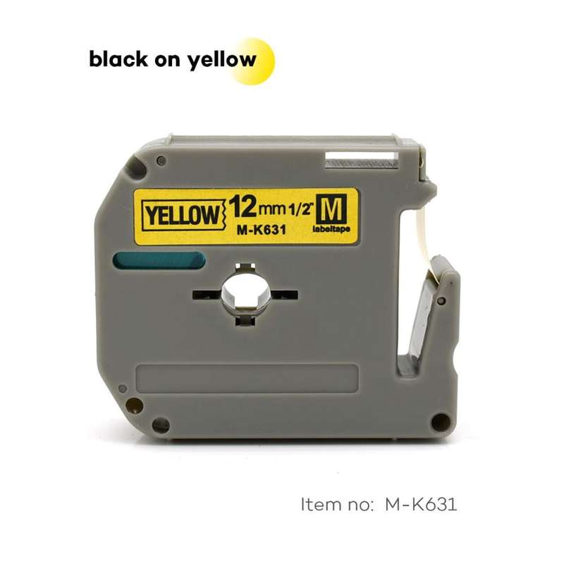 Brother Compatible M-K Label Tape  12mm x 8m