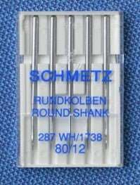 Schmetz Round Shank 287 WH/1738