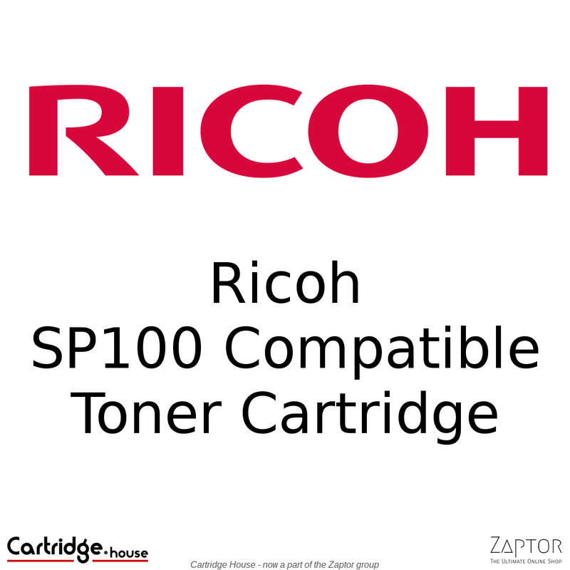 Ricoh SP100/112 Black Toner Cartridge - Compatible