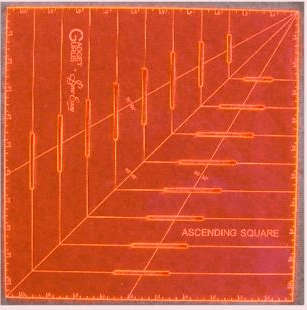 Square Ascending Quilt ruler