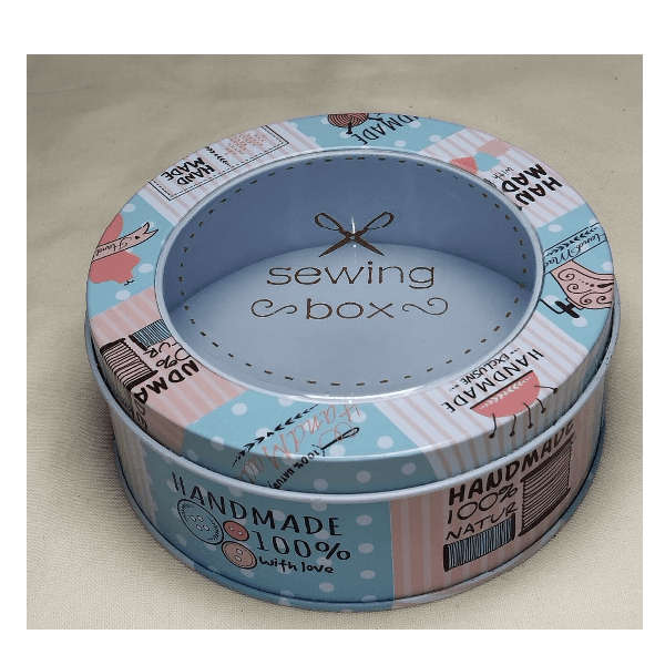 Storage Box Metal Round