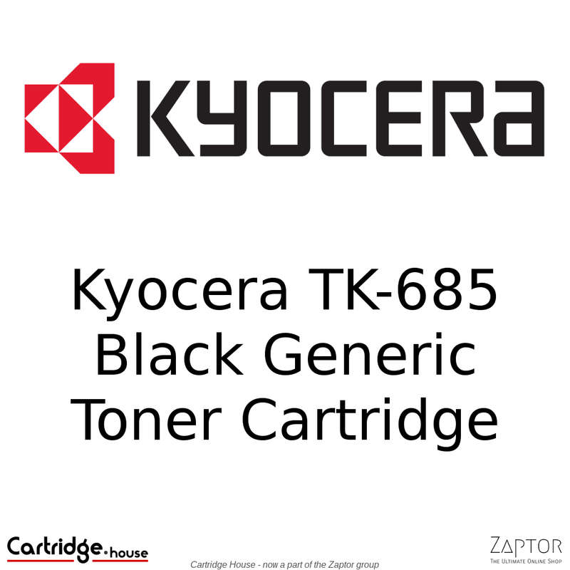 Kyocera TK-685 Black Toner Cartridge - Compatible