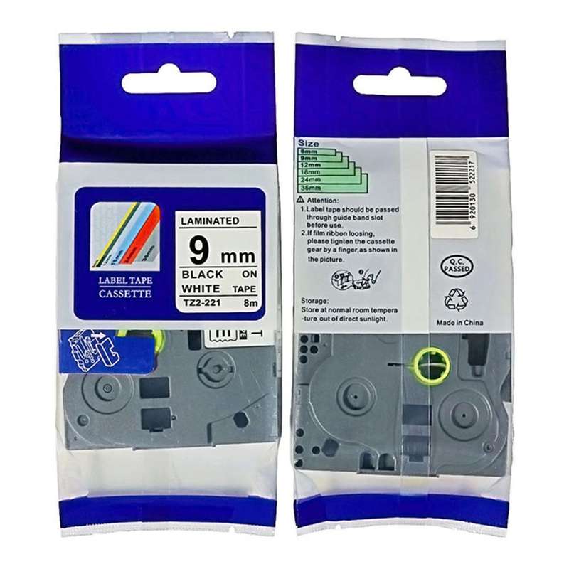 Brother TZe Compatible Label Tape  9mm x 8m