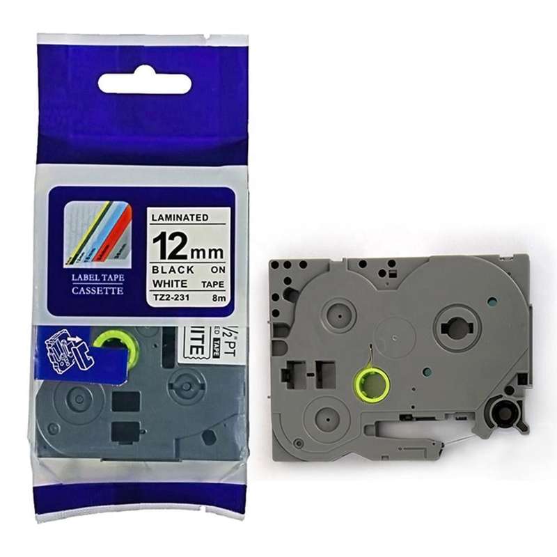 Brother Compatible TZe Labeling Tape  12mm x 8m