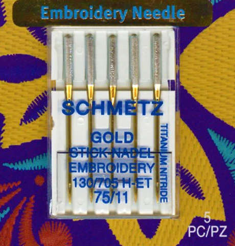 Schmetz Gold Embroidery Needle