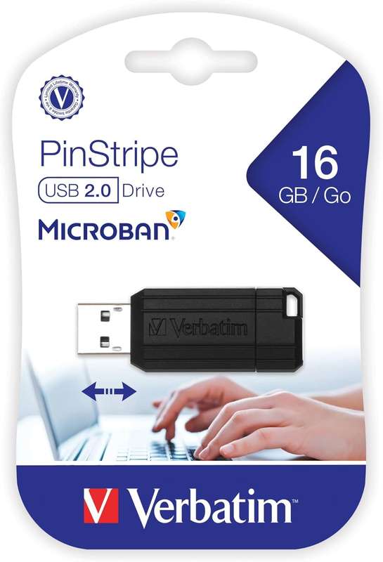 Verbatim PinStripe USB Flash Drive