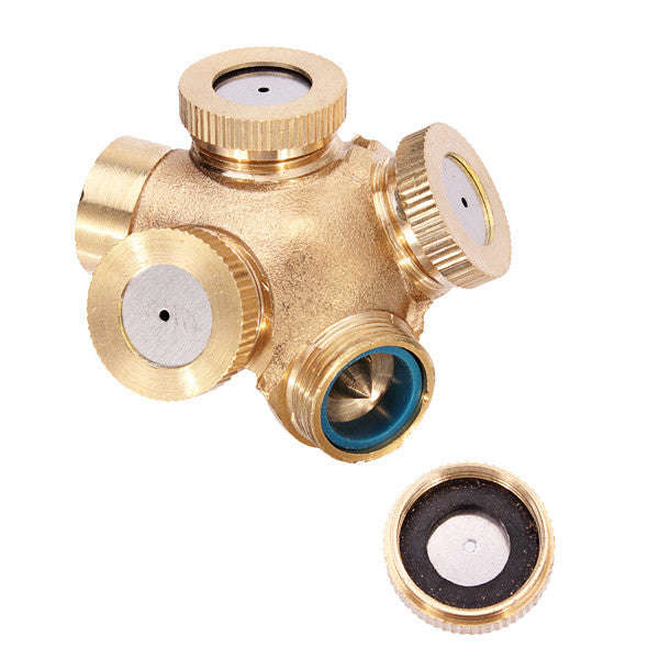 4 Hole Brass Mist Spray Nozzle