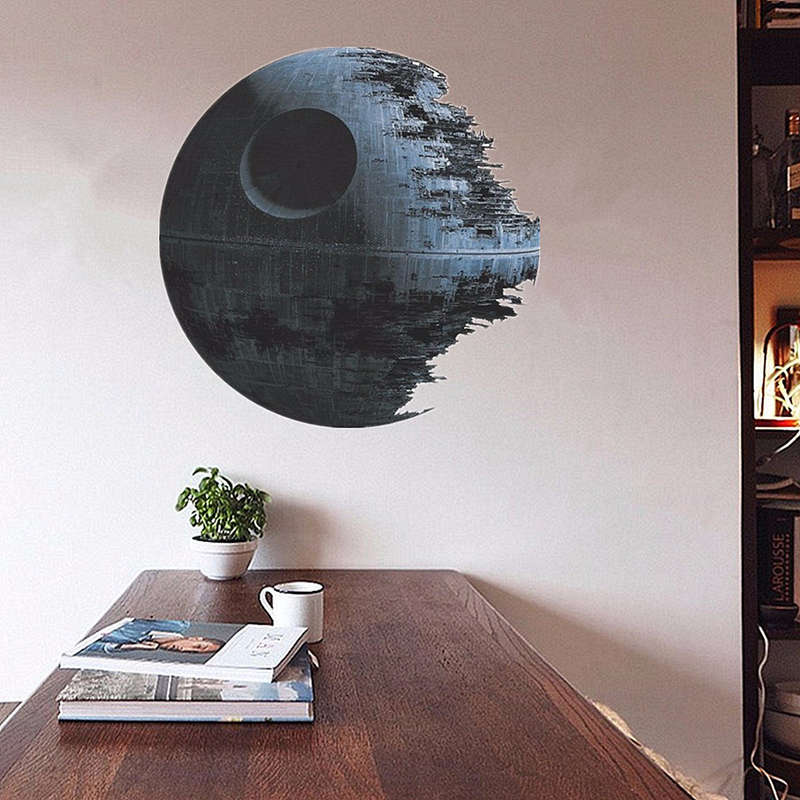 Death Star Wars Decal Sticker Wall Vinyl