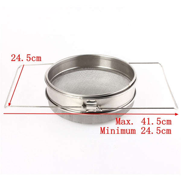Double Sieve Honey Strainer