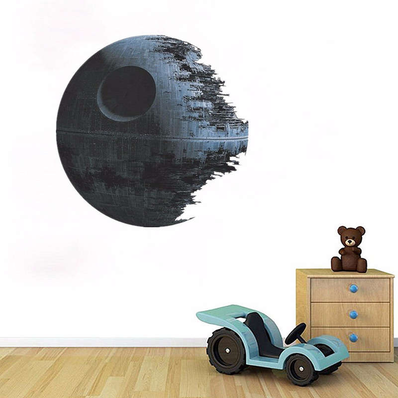 Death Star Wars Decal Sticker Wall Vinyl