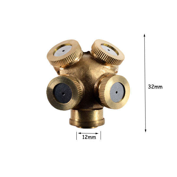 4 Hole Brass Mist Spray Nozzle