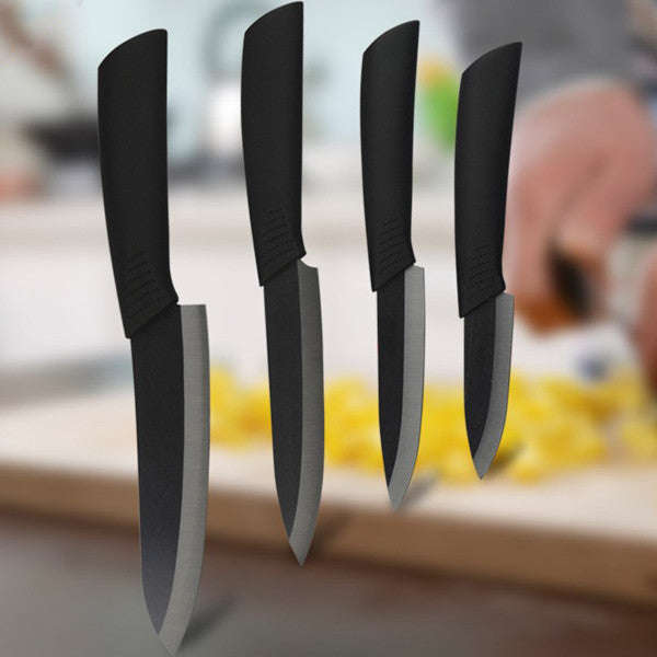 *LOCAL STOCK* Black Blade Ceramic Knife Set Kitchen Knives
