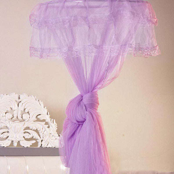 Lace Bedding Mosquito Hanging Net - Apricot