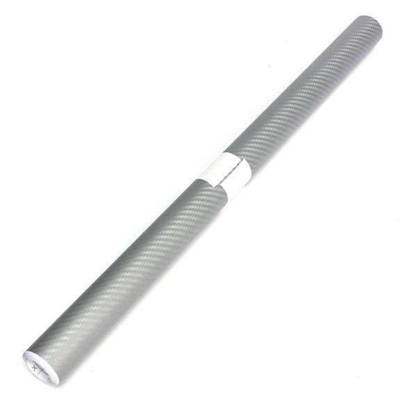 *LOCAL STOCK* 2Mx50CM Carbon Fiber Vinyl Roll Car Film - Silver