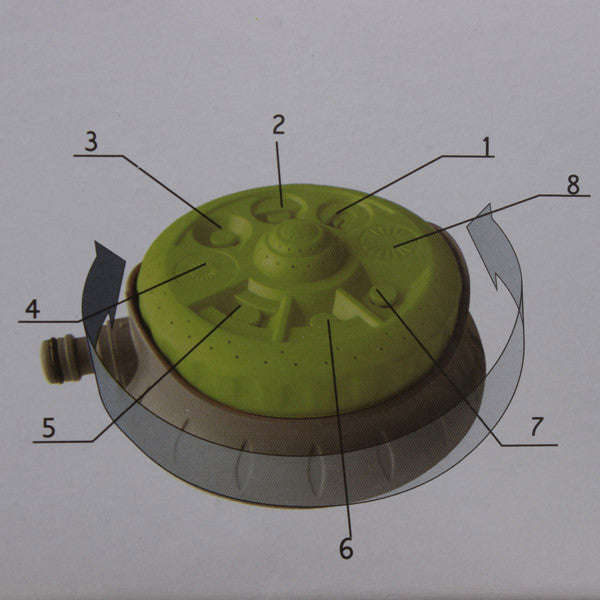 Multi-Function Spray Nozzle Garden Sprinkler