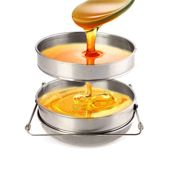Double Sieve Honey Strainer