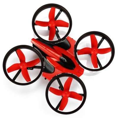 Eachine E010 Mini RC Drone Quadcopter - Black Red