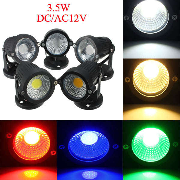 12V LED Outdoor Garden Flood Lamp Spotlight - Cool White