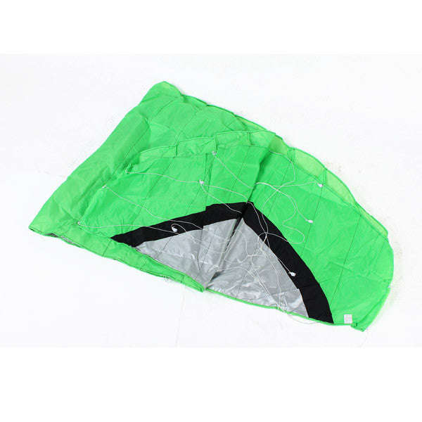 Frameless 2.5m Stunt Parafoil Kite - Green
