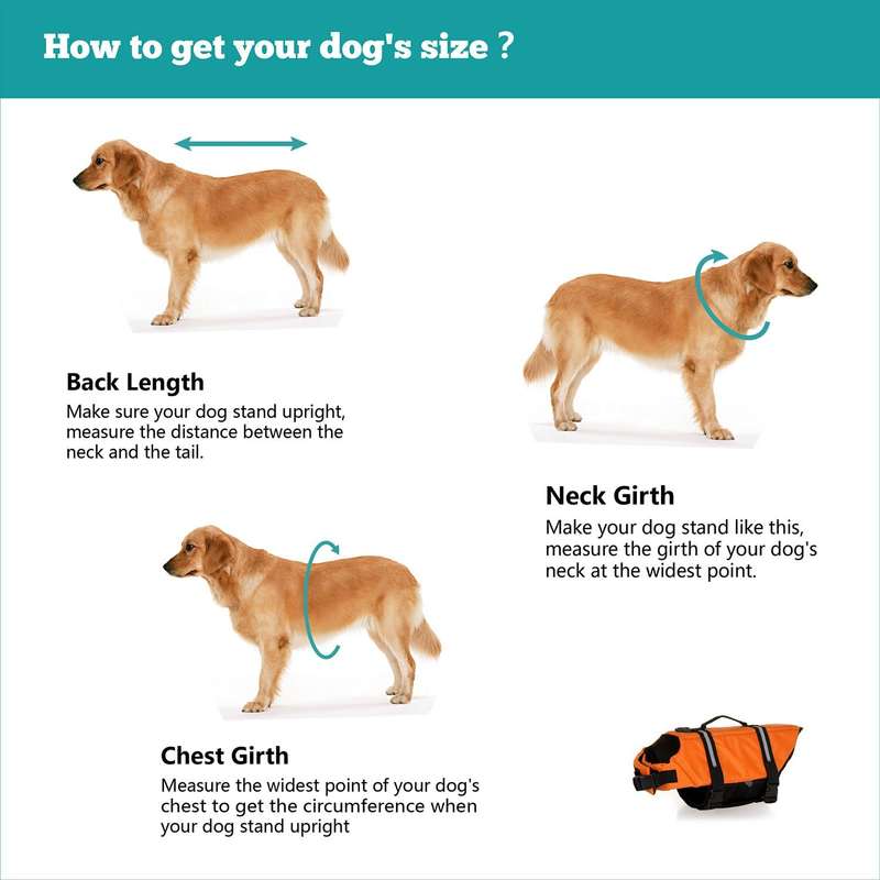 HAOCOO Dog Life Jacket Vest Saver Safety Swimsuit Preserver with Reflective Stripes (Camouflage -...