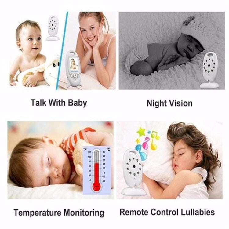 VB601 2.0 inch LCD Screen Hassle-Free Portable Baby Monitor, Support Two Way Talk Back, Night Vis...