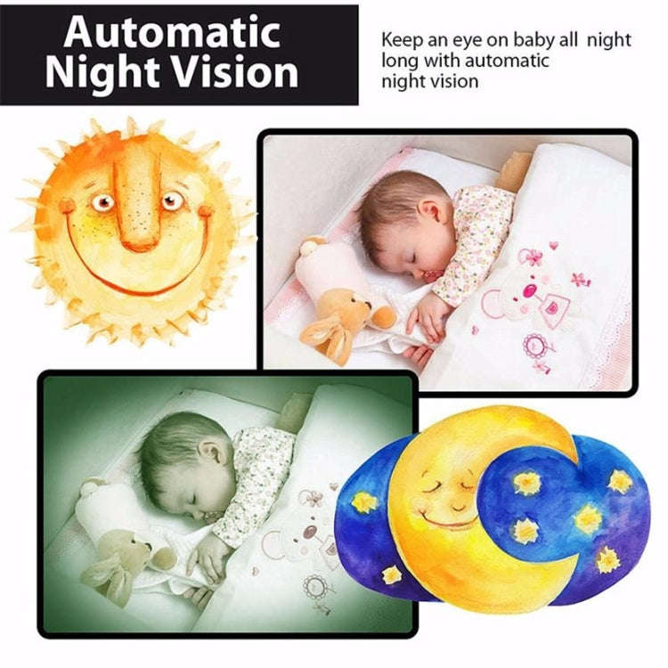 VB601 2.0 inch LCD Screen Hassle-Free Portable Baby Monitor, Support Two Way Talk Back, Night Vis...