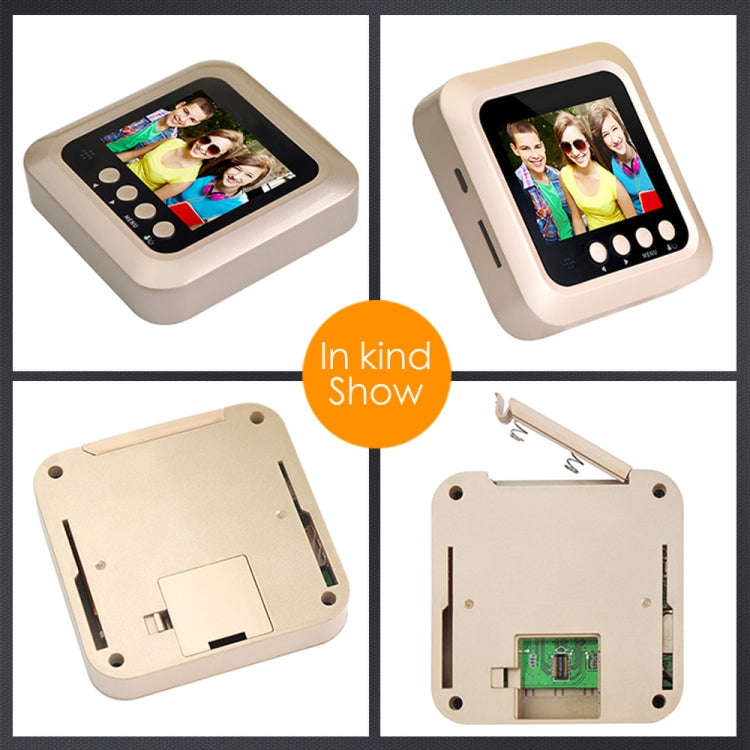 W5 2.4 inch Screen 2.0MP Security Camera No Disturb Peephole Viewer Doorbell, Support TF Card / N...