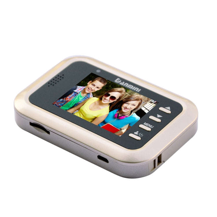 Danmini Q8 2.4 inch Color Screen 1.0MP Security Camera No Disturb Peephole Viewer, Support TF Car...